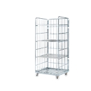Mobile shelving with wooden carousel, usable height 1600 mm, floor with 20° tilt angle