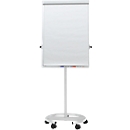 Mobiles Flipchart MAULoffice – Rundfuss mit Rollen - weiss