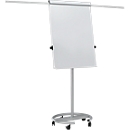Mobiles Flipchart, silberfarbig
