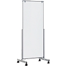 Mobiles Whiteboard MAULpro easy2move, beidseitig, magnethaftend, Doppel-Lenkrollen, 1000 x 1800 mm