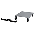 Mobilzusatz für Schubladenschrank Bedrunka+Hirth mit B 705 mm, Bock- & Lenkrollen, 2 x Schiebegriff, Stahlplatte, B 705 x T 736 x H 150 mm, Stahlblech