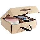 Moderationskoffer Sigel Business für Pinboards, Kartonbox, T 240 x B 360 x H 80 mm, mit Tragegriff