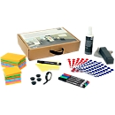 Moderationskoffer Sigel Business für Whiteboards, Kartonbox, T 235 x B 385 x H 80 mm, mit Tragegriff