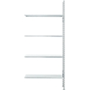 Modular shelving FBR 2200, Additional shelving, 4 shelves, 1025 x 300 mm