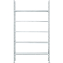 Modular shelving FBR 2200, Base shelf, 1345 x 300 mm, 5 shelves