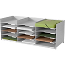 Module de classement, pour format A4, polystyrène, l. 857 x P 330 x H 323 mm, gris