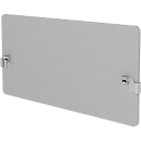 Modus back panel, with adapter, 25 mm thick, W 800 x H 600 mm, light gray