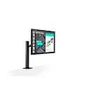 Monitor LG Ergo 27QN880, 27", 16:9, inkl. OneClick-Standfuß, 2xHDMI, 2 x USB 3.0, Lautsprecher, B 613,5 x T 404,5 x H 604 mm, anthrazit