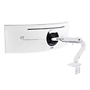 Monitorarm ergotron® HX Desk, tafelbevestiging, voor beeldschermen tot 42″ &amp; tot 19 kg, in hoogte en diepte verstelbaar, kantelbaar, VESA, wit