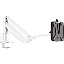 Monitorarm Novus CLU III C, voor 1 monitor tot 7 kg, met tafelbevestiging, kantel/zwenk/in hoogte verstelbaar, wit