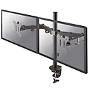 Monitorarm voor 2 flatscreens FPMA-D550DBLACK NewStar, tot 32", kantel-, draai- en zwenkbaar, in hoogte en diepte verstelbaar