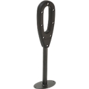 MOTTEZ Fahrradständer mit Gummiring, L 260 × B 160 × H 800 mm, für 2 Fahrräder, gummierter Ring, anthrazit