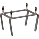 Mounting cage for setting in concrete