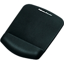 Mouse pad wrist rest Fellowes PlushTouch, non-slip, ergonomic, black