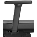 Multifunctionele armleuningen Schäfer Shop Genius, voor Schäfer Shop Genius werkstoelen, 1 paar, in hoogte, breedte en diepte verstelbaar, zwart