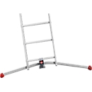 Multifunctionele ladder Hailo ProfiLOT, EN 131, LOT-systeem, in hoogte verstelbaar tot 540 mm, tot 150 kg, 2 x 9 en 1 x 8