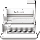 Multifunktions-Bindegerät Fellowes Lyra, binden/heften/lochen, bis DIN A4, B 423 x T 395 x H 153 mm, silber-weiss