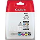 Multipack 4 Stück Canon Tintenpatrone CLI-581 C/M/Y/K, original
