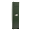 Munitionsschrank Waffenschrank Rottner Gun 5 Cargo, Elektronikschloss, B 370 x T 265 x H 1500 mm, Stahl, grün