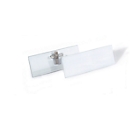 Naambadge set met combinatieclip, 40 x 105 mm, 14 stuks, incl. 42 BADGEMAKER® inbrengbadges