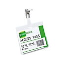 Name tags with clip, 60 x 90 mm, 25 pieces