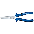 Needle nose pliers PROJAHN, DIN ISO 5745, steel, ergonomic 2K handle, with cutting and burner hole