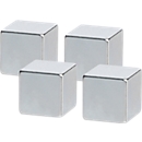Neodym Magnet 32393, ca. 3 kg Haftkraft, ideal für Glasboards, B 10 x T 10 x H 10 mm