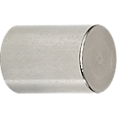 Neodymium staafmagneet MAUL, houdkracht 19 kg, 2 stuks, 25 x H 35 mm, stalen behuizing, licht zilver
