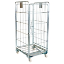 Nestbare rolcontainer, 4-zijdig, draagvermogen 500 kg