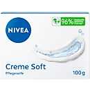 Nivea Creme Soft™ Seife, hautpflegende Mandelöl-Formel, feuchtigkeitsspendend, alkohol- & mikroplastikfrei, weiß, 100 g