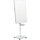 Nobo Move &amp; Meet mobiele flip-over, verwijderbaar whiteboard, magnetisch, B 714 x D 1200 x H 453 mm, staal, wit