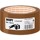 Nopi® Universele verpakkingstape 4040, L 66 m x B 50 mm, bruin, 6 rollen
