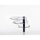 Novus Ablagekorb CopySwinger, wahlweise 3 bis 5 Kästen, B4-Format, Säulensystem, anthrazit