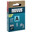 Novus Heftklammern Typ A, Länge 6 mm, Stahldraht, 1800 Stück