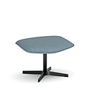 Nowy Styl Beinauflage Otuli, für Drehsessel Otuli, bis 110 kg, Polyesterbezug/Aluminium, denimblau/schwarz