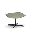 Nowy Styl Beinauflage Otuli, für Drehsessel Otuli, bis 110 kg, Polyesterbezug/Aluminium, sagegrün/schwarz