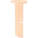 Nowy Styl Tablar für Sitzpoufs Tri.Ply M und L, Buche