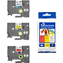 Offre promotionnelle TZe-31M3, 3 cassettes, 12 mm
