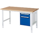 Onderbouw container, schuiflade 1 x 120 mm + 1 x 360 mm, incl. hangmappensysteem