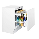 Onderbouw-flessenkoelkast KM 141 FL, voor flessen tot 1,5 l, B 600 x D 600 x H 820-880 mm