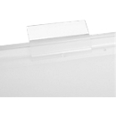 Onglets transparents pour dossiers suspendus PP, 10 p.