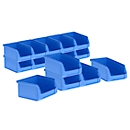 Opbergbakken met open voorzijde SSI Schäfer LF 211, polypropeen, inhoud 0,9 l, tot 5 kg, blauw, 15 st.