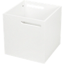 Opbergbox Berlin, van stevige spaanplaat, 340 mm, wit