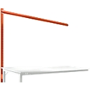 Opbouwframe, Aanbouwtafel SPECIAAL werktafel-/werkbanksysteem UNIVERSAL/PROFI, 2000 mm, roodoranje