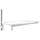 Opbouwframe, laag, Aanbouwtafel SPECIAAL werktafel-/werkbank UNIVERSAL/PROFI, aluminium zilver