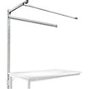 Opbouwframe met giek, Aanbouwtafel SPECIAAL werktafel-/werkbank UNIVERSAL/PROFI, 1500 mm, lichtgrijs