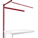 Opbouwframe met giek, Aanbouwtafel SPECIAAL werktafel-/werkbank UNIVERSAL/PROFI, 1500 mm, robijnrood