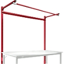 Opbouwframe met giek, Basistafel SPECIAAL werktafel-/werkbank UNIVERSAL/PROFI, 1750 mm, robijnrood