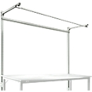 Opbouwframe met giek, Basistafel SPECIAAL werktafel-/werkbank UNIVERSAL/PROFI, 2000 mm, lichtgrijs