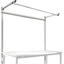 Opbouwframe met giek, Basistafel STANDAARD werktafel/werkbank UNIVERSAL/PROFI, 1750 mm, lichtgrijs